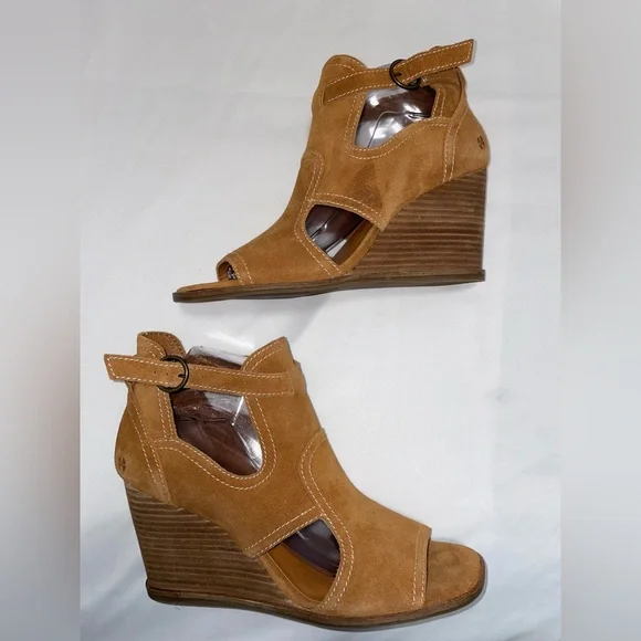 Sold NWT LUCKY BRAND LUKILI WEDGE SANDAL SIZE 9 - Picture 6 of 11